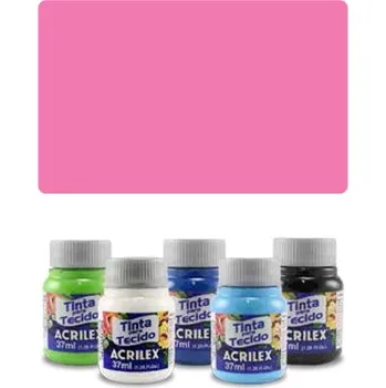 Speciální výtvarná barva VEMA ACR Barva na textil 37ml, Rose 448135