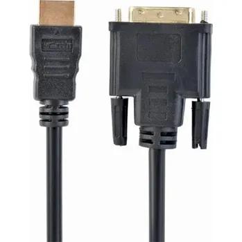 Video kabel GEMBIRD Kabel HDMI-DVI 3m, M/M stíněný, zlacené kontakty