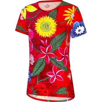 Dámské tričko Sportovní triko CYCOLOGY Aloha, dámské, krátký rukáv (Motiv Aloha, velikost S)