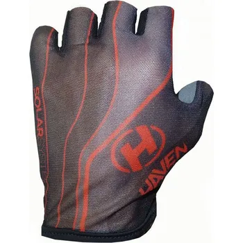 Cyklistické rukavice Rukavice HAVEN SOLAR SHORT red (Barva červená, velikost XL)