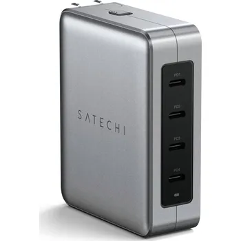 Satechi ST-W145GTM USB nabíječka, 4x USB-C®, 145 W, Dodávka energie, šedá