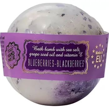 bomba do koupele Saules Koupelová šumivá bomba s vitamínem E a hroznovým olejem Lesní Plody 145 g