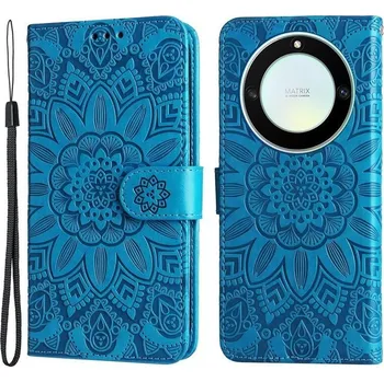 Pouzdro na mobilní telefon Sunflower knížkové pouzdro na Honor Magic 5 Lite 5G - modré