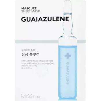 Pleťová maska Missha Pleťová maska Mascure Calming Solution Sheet Mask 28 ml