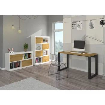 Psací stůl ADRK PC stůl MARO B-ART, dub artisan/černá