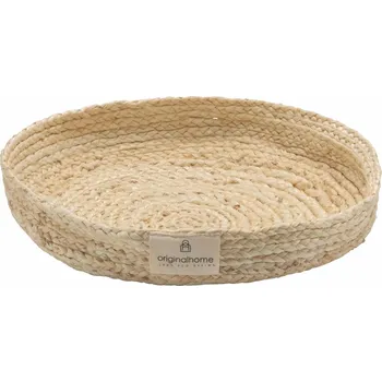 Original Home Jutový talíř - ozdobný podnos | průměr 30 cm | barva přírodní