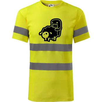 Pánské oblečení Sticker ovce - Triko reflexní - HV PROTECT - S ( Neonově žlutá )