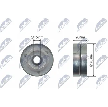 Sada žebrovaných klínových řemenů NTY RNK-AU-018