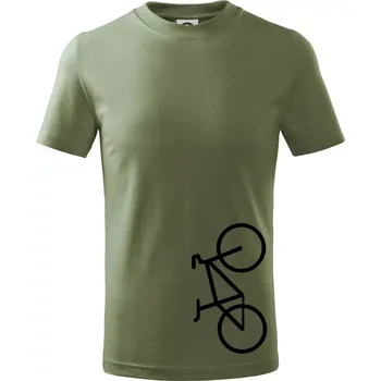 Chlapecké tričko Kolo na výšku - Tričko dětské bavlněné - 158 cm/12 let ( Khaki )