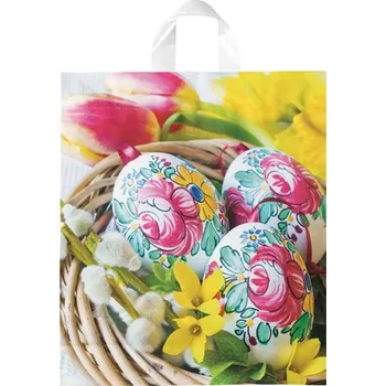 Dárková taška UNIPAP igelitová velikonoční taška vzor 9 39x46x8 (s uchem) 5251024 576597