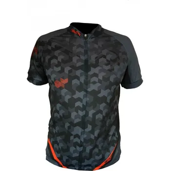 Cyklistické oblečení Dres HAVEN SINGLETRAIL men black/red (Barva černá/červená, velikost M)