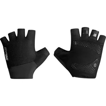 Cyklistické rukavice Rukavice FORCE DARK, černé (Barva černá, velikost M)