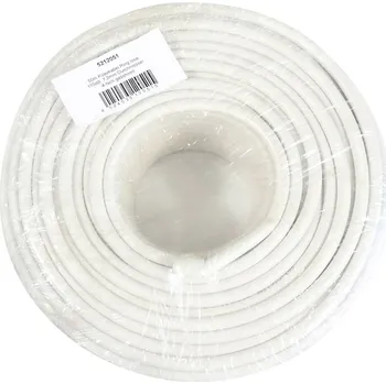 Anténní kabel Telestar 5212051 koaxiální kabel, vnější Ø: 7.2 mm, bílá, 50 m