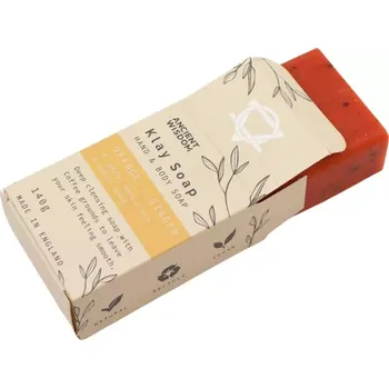 Mýdlo AW Aromatics Jílové mýdlo v krabičce Pomeranč & Zázvor 145 g