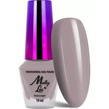 Přípravek na nehty Klasický lak na nehty,10ml - Molly 216 (šedohnědý odstín s lehkým nádechem taupe, vysoký lesk, výdrž až 12 dní) (Šedohnědý lak na nehty, 10ml)