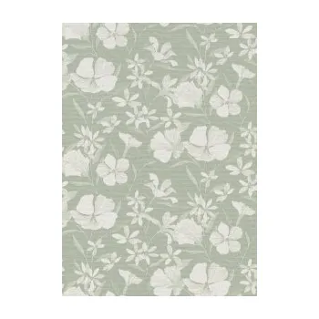 Tapeta Erismann Tapeta na zeď LA TERRASSE, Erismann, kvítky zelená