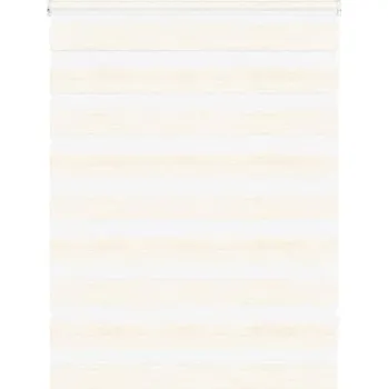 Roleta vidaXL Zebra roleta 100x200cm šířka látky 95,9 cm polyester [4014781] Barva: Mramorově béžová