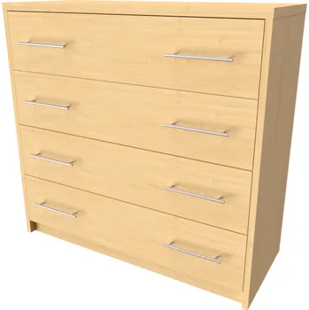 Komoda NÁBYTEK MIKULÍK s.r.o. AURA 1 - komoda, 90x86cm Hloubka: 36cm, Dekor: olše Šířka: 90cm, Dekor: javor