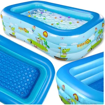 Dětský bazének Verk Velký obdélníkový nafukovací bazén, 165 cm x 110 cm x 40 cm