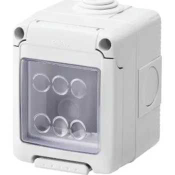 Elektroinstalační krabice Vodotěsné rozvodné pouzdro Gewiss GW27042, IP55, 2 moduly