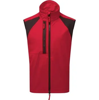 PortWest | WX2 Softshell vesta Eco (2L) - Deep Red / XL / XL / červená