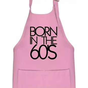 Kuchyňská zástěra Born In The 60's - Dětská zástěra na vaření - Univerzální velikost ( Růžová )