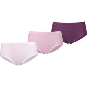 Dámské spodní prádlo Dámské kalhotky SLOGGI BASIC+ MIDI C3P 46 Růžová, Vínová