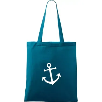 Kotva - Taška bavlněná - 42 x 38 cm ( Petrolejová )