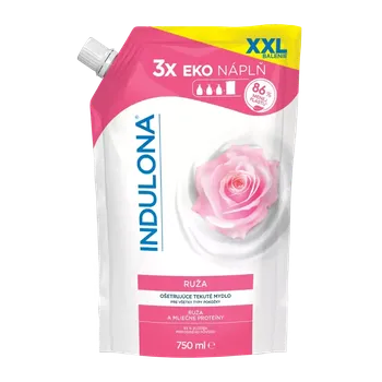 Koupelová kosmetika Indulona Tekuté mýdlo náhradní náplň Růže 750 ml