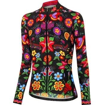 Cyklistické oblečení Lehká větruodolná bunda Cycology Frida, dámská (Motiv Frida, velikost S)