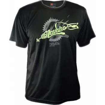 cyklistický dres Volný dres HAVEN NAVAHO SHORT black/green (Barva černá/zelená, velikost M)