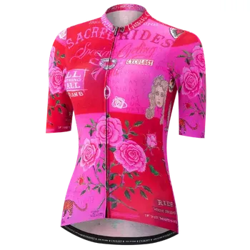 cyklistický dres Cyklodres CYCOLOGY Zadie Reborn, dámský, krátký rukáv (Motiv Zadie, velikost XXL)