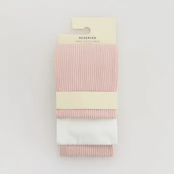 Dívčí spodní prádlo Reserved - Punčocháče 60 DEN 2 ks - bílá - 263GE-00X - 263GE-00X-U12