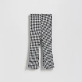 Dívčí kalhoty Reserved - Žerzejové kalhoty z viskózové směsi - vícebarevná - 880FF-MLC - 880FF-MLC-92