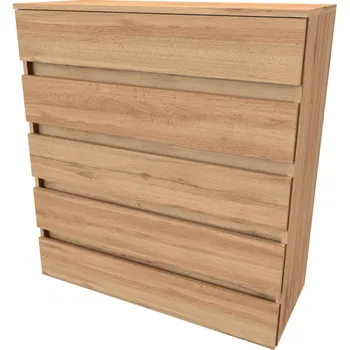 Komoda NÁBYTEK MIKULÍK s.r.o. TARA XXL - komoda se zásuvkami bez úchytek, 100x110cm Dekor: olše Šířka: 100cm, Dekor: dub harmony