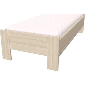 Postel NÁBYTEK MIKULÍK s.r.o. NEDO - postel 80x200cm / 90x200cm Dekor: olše, Šířka pro matraci: 80cm, Varianta: Síla bočnice 18mm Dekor: akácie světlá