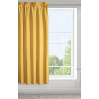 Závěs Hotový závěs RITA hořčicový - na pásce