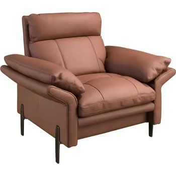 Křeslo Angel Cerdá Hnědé kožené křeslo No. 5173