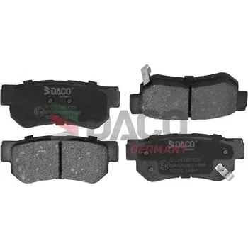 Brzdová destička Sada brzdových destiček, kotoučová brzda DACO GERMANY 321218