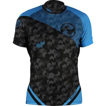 cyklistický dres Dres HAVEN SINGLETRAIL men black/blue (Barva černá/modrá, velikost S)