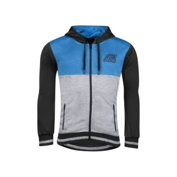 Pánská mikina Mikina Force ROCKY celorozepínací, černo-modrá (velikost S)