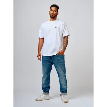 Pánské tričko Never Enough Triko Basic White Premium Oversize Velikost: L