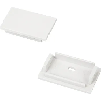 LED lišta Koncovka nástěnného profil lištau N2 bílá - Koncovka s otvorem - LED Solution - LP107W-END-HOLE - LP107W-END-HOLE