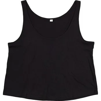 Mantis Dámské bavlněné tílko s hlubokým výstřihem a nízkou gramáží 150 g/m Barva: Černá, Velikost: S P127