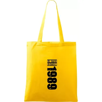 Limited edition 1989 pruh - Taška bavlněná - 42 x 38 cm ( Žlutá )
