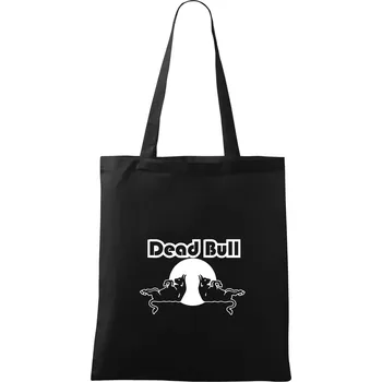Nákupní taška Dead Bull obrys - Taška bavlněná - 42 x 38 cm ( Černá )