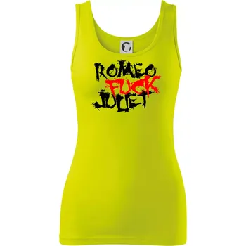 Romeo Fuck Juilet - Romeo vojel Julii - Dámské tílko - S ( Limetková )