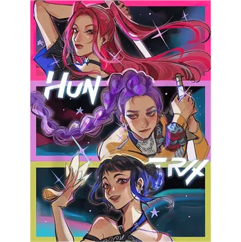 Nášivka NAŽEHLOVAČKA - Team Kpop Demon Hunters