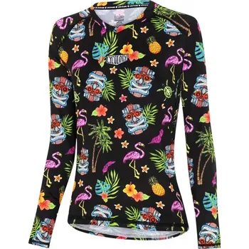 cyklistický dres MTB dres CYCOLOGY Molokai, dámský, dlouhý rukáv (Motiv Molokai, velikost XXL)