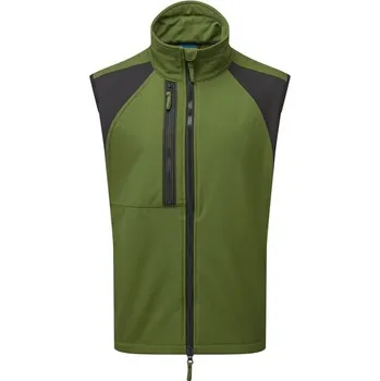 Pánská vesta PortWest | WX2 Softshell vesta Eco (2L) - Olive Green / XL / XL / zelená